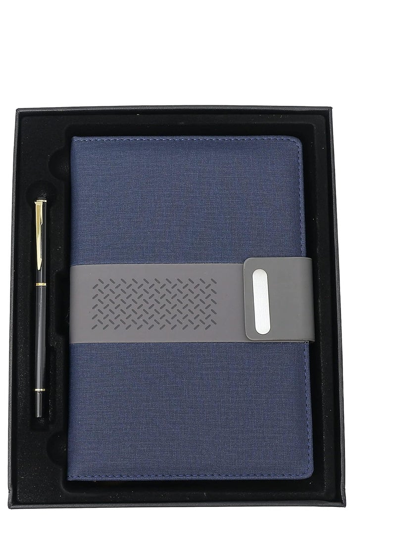 KASTWAVE Classic Leather A5 Notebook with Pen, Vintage Travel Notebook and Pen Journal Diary Business Daily Ideas Notepad, Birthday Gift Set for Girls Mum Dad, Retro Thickened Soft Leather Work Notepad  - Image 2