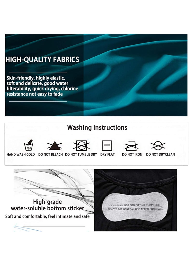 Generic - Women's One Piece Swimsuit, Deep Cut Bikini, Bandeau Bathing Suits, Slimming Twist Swimwear, Body Shape Cover, with 2 ways to wear - Image 1