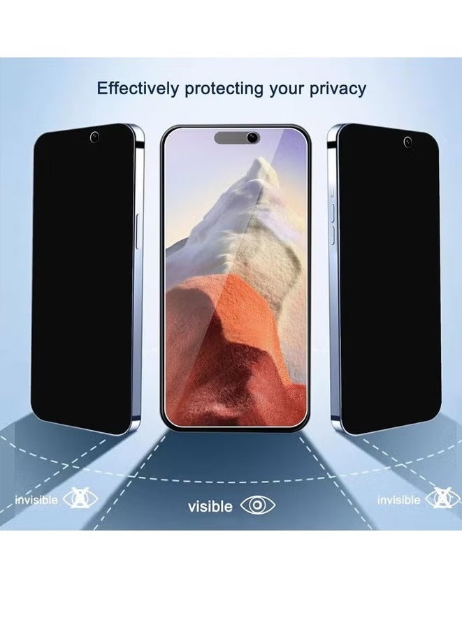 TIGER iPhone 15 Privacy Screen Protector – 3 Pack Anti-Spy Tempered Glass, Scratch-Resistant, Full-Coverage, Bubble-Free, Sensitive Touch, Easy Installation – Compatible with iPhone 15 6.1 Inch - Image 2