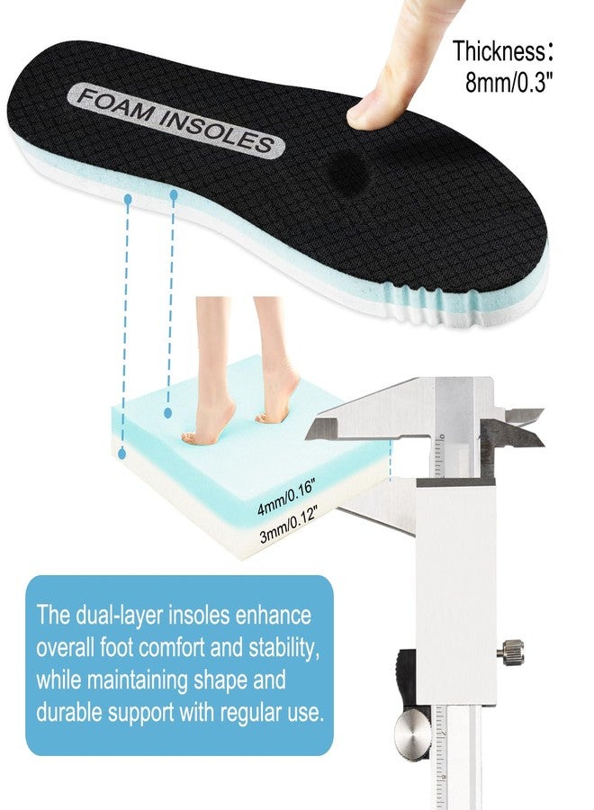 Endoto Memory Foam Insoles for Skechers Kids Slip Shoes, Replacement Children Insole Inserts for Sport Sneakers Boots Foot Comfort(Size:US Big Kids 4-EU36) - Image 4
