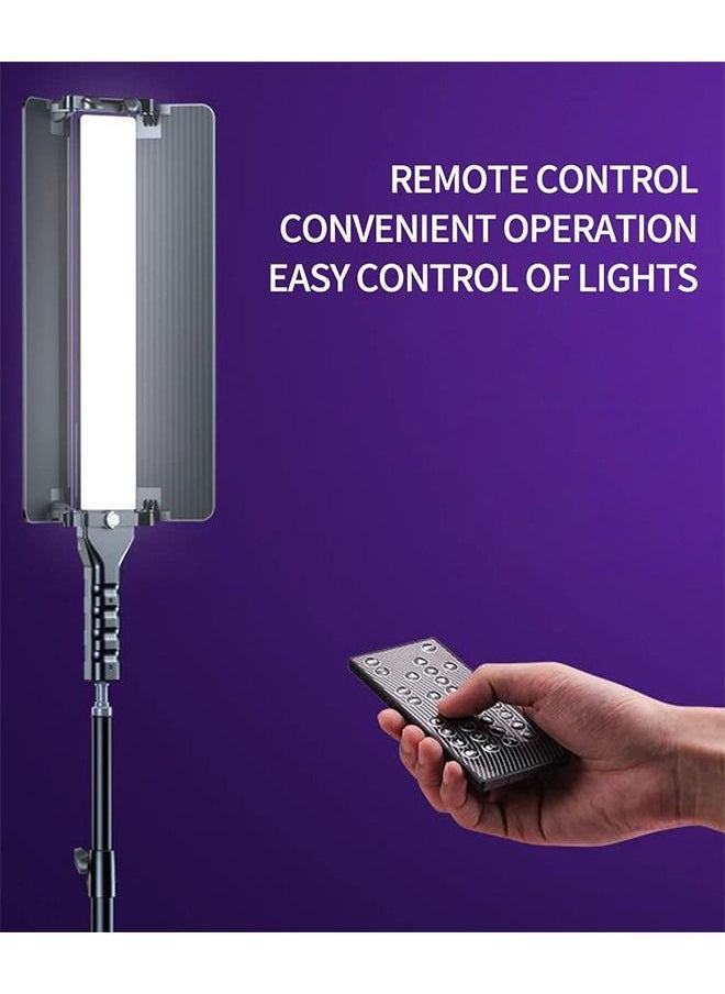 PADOM - Padom RGB Hand-held LED Video Light, live streaming atmosphere light Stick Photography Light 9 Colors with foldable light barrier And Remote Control - Image 1