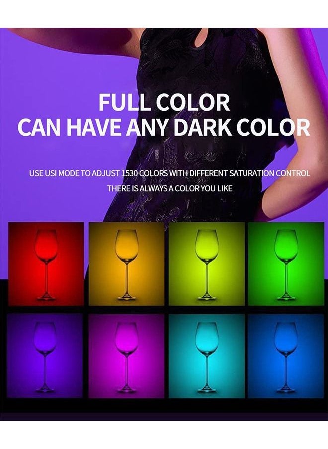 PADOM - Padom RGB Hand-held LED Video Light, live streaming atmosphere light Stick Photography Light 9 Colors with foldable light barrier And Remote Control - Image 1