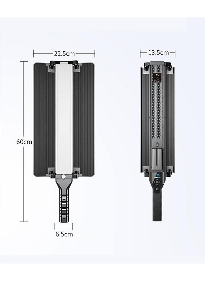 PADOM - Padom RGB Hand-held LED Video Light, live streaming atmosphere light Stick Photography Light 9 Colors with foldable light barrier And Remote Control - Image 1
