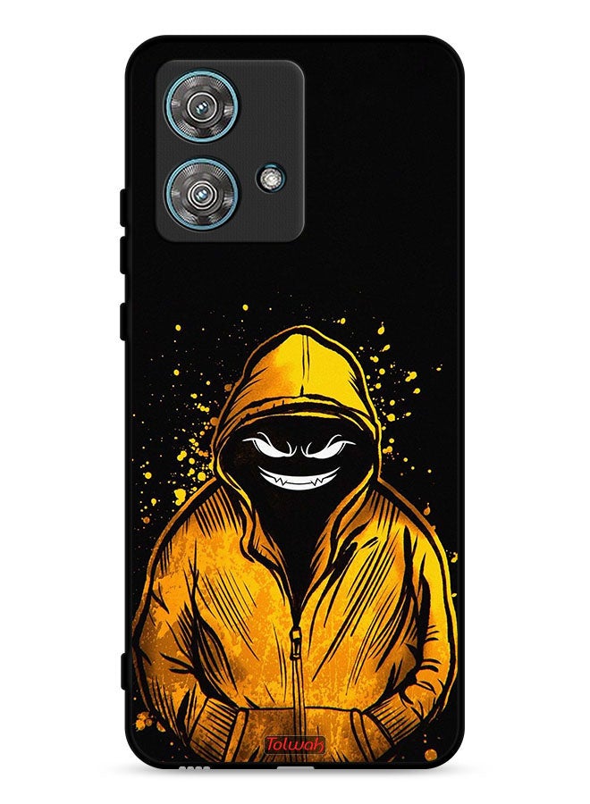 Tolwak Motorola Edge 40 Neo 5G Protective Case Cover Marshmallow Boy Art - Image 1