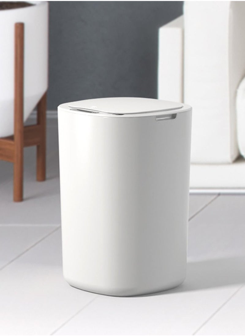 Arabest - Automatic Dustbin Smart Trash Can Motion Infrared Sensor with Lid 12 Liters for Bathroom Bedroom Office Home - Image 1