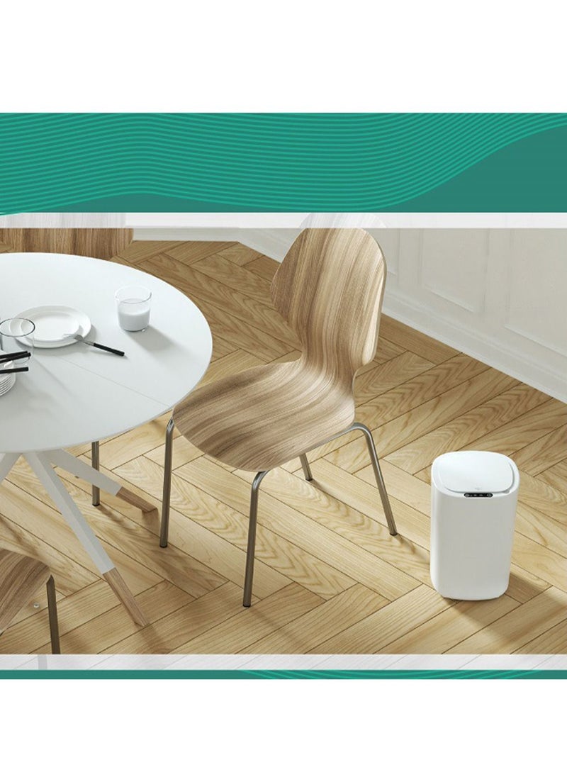 Arabest - Automatic Dustbin Smart Trash Can Motion Infrared Sensor with Lid 12 Liters for Bathroom Bedroom Office Home - Image 1