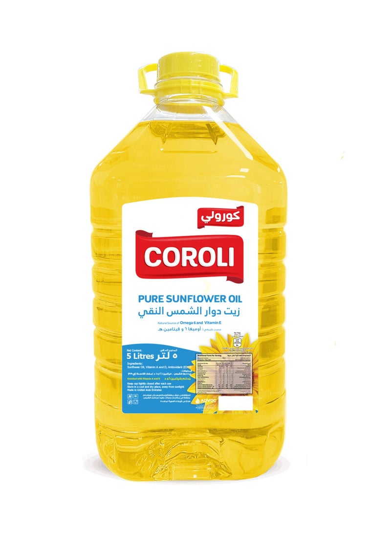 Coroli Pure Sunflower Oil 5 Liters - Image 1