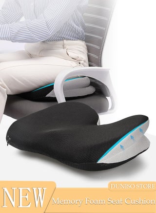 Memory Foam Seat Cushion for Long Sitting,Chair Cushion for Sciatica and Lower Back Pain Relief, Comfortable Coccyx Cushion for Home Office Chair Pad, Car Seat, Wheelchair - pzsku/Z58FF6F1A4602CC6824A6Z/45/_/1714099766/2c92718b-5230-4cf0-bdab-70080e88940d