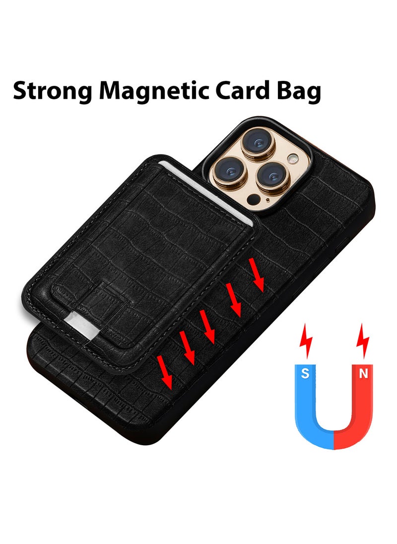 CATANES - iPhone 16 Pro Max Case 2 Pack, Soft Flexible PU Leather, Durable Anti-Scratch Case with Detachable Classic Card Wallet Holder,1 case 1 Screen Protector - Image 1
