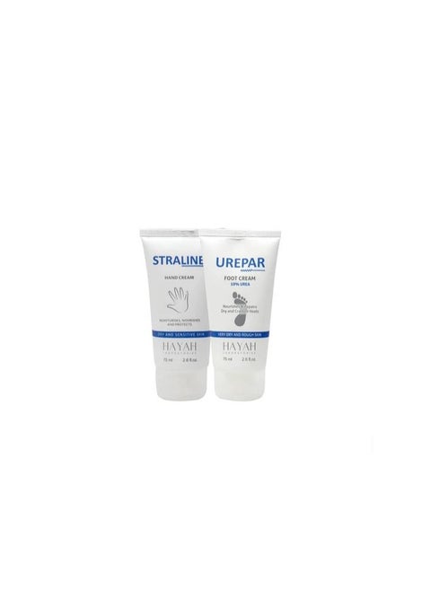 straline hand cream+ urepar foot cream