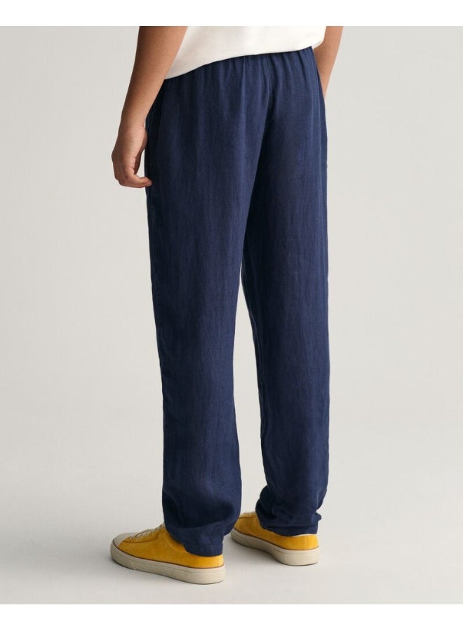 Gant Unisex Linen Pants - Image 4