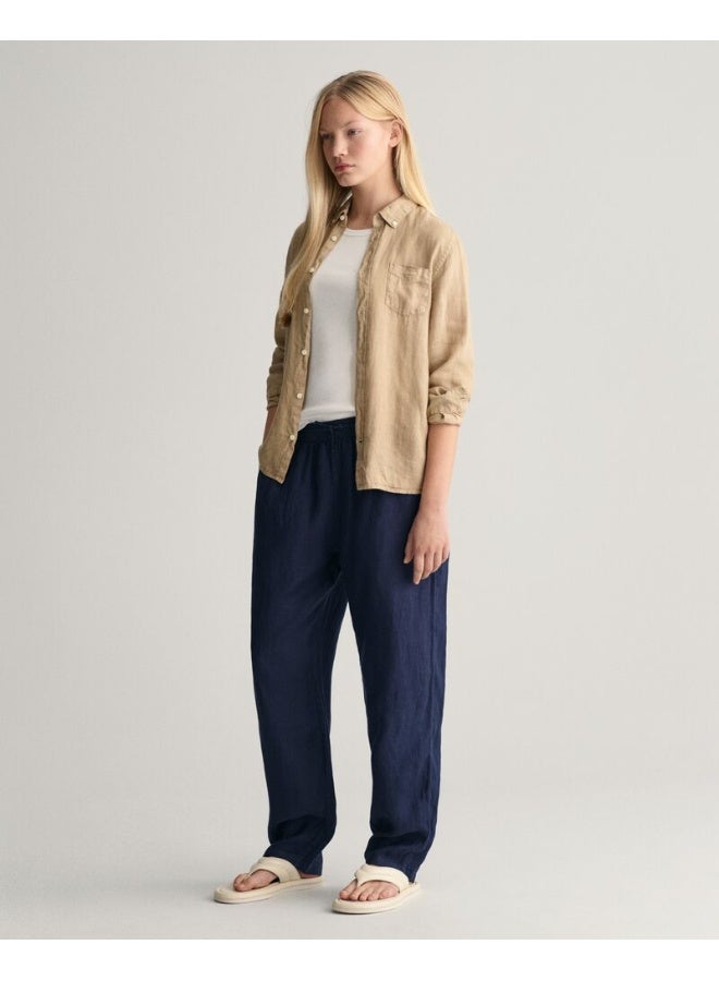 Gant Unisex Linen Pants - Image 2