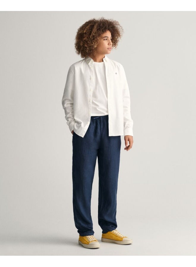 Gant Unisex Linen Pants - Image 1