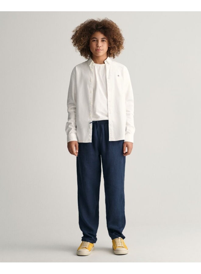 Gant Unisex Linen Pants - Image 3