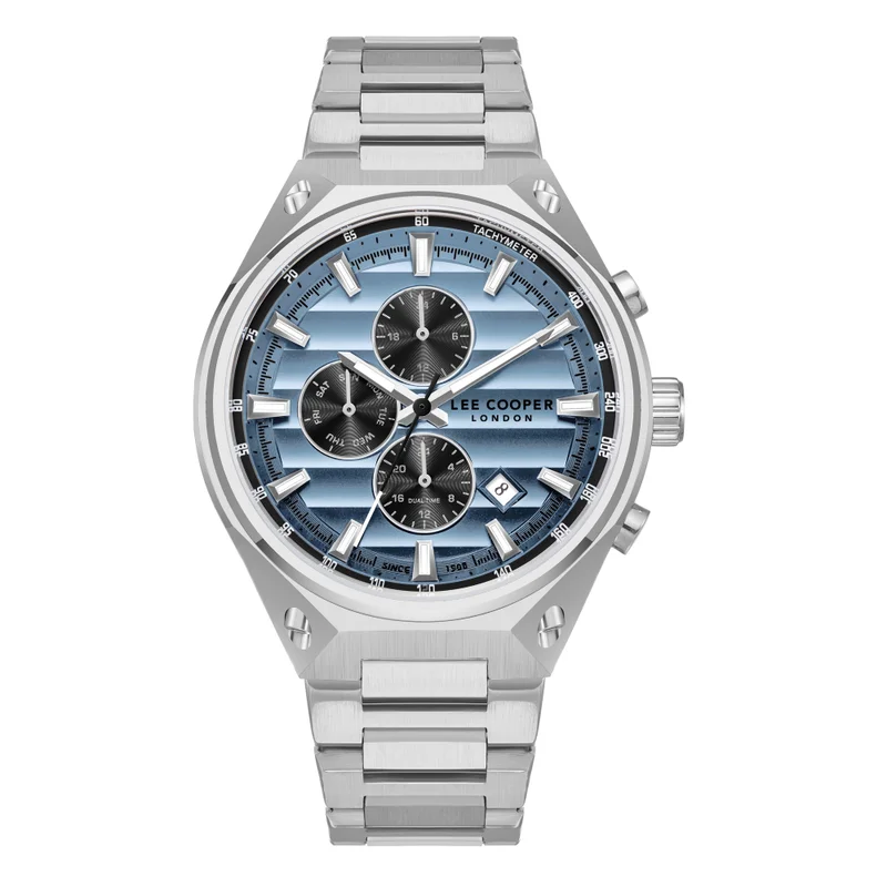 لي كوبر Men's Metal Multi Function Watch LC08026.390 - 45 mm