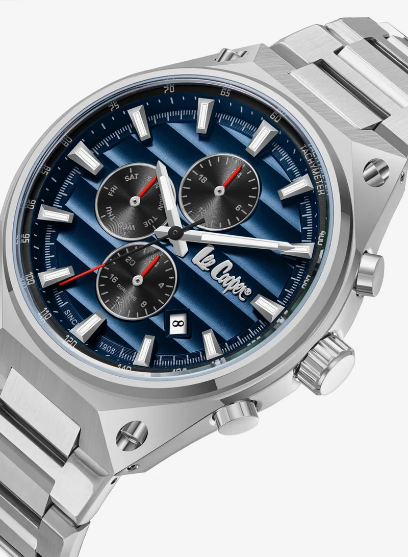 Lee Cooper Men's Metal Multi Function Watch LC08026.390 - 45 mm