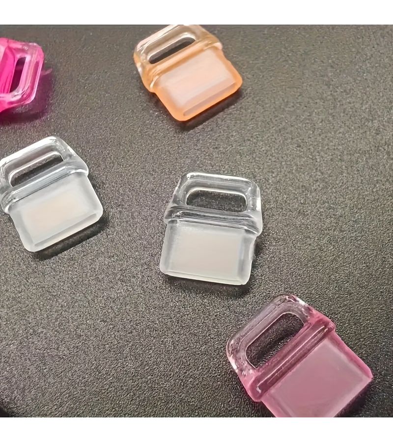 5 قطع ورد متعدد الألوان من السيليكون حماية لمنفذ USB-C عالمي غطاء من النوع C للهواتف المحمولة وأجهزة الكمبيوتر المحمول والأجهزة اللوحية - Image 4