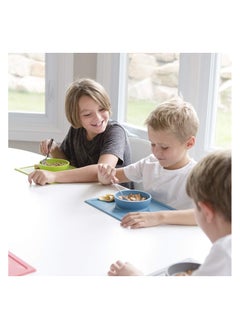 ezpz Happy Bowl 24 Months + 100% Silicone Suction Plates For Babies - Baby Plate - Bowl With Built-In Placemat For Toddlers And Preschoolers - Sage  - Image 2