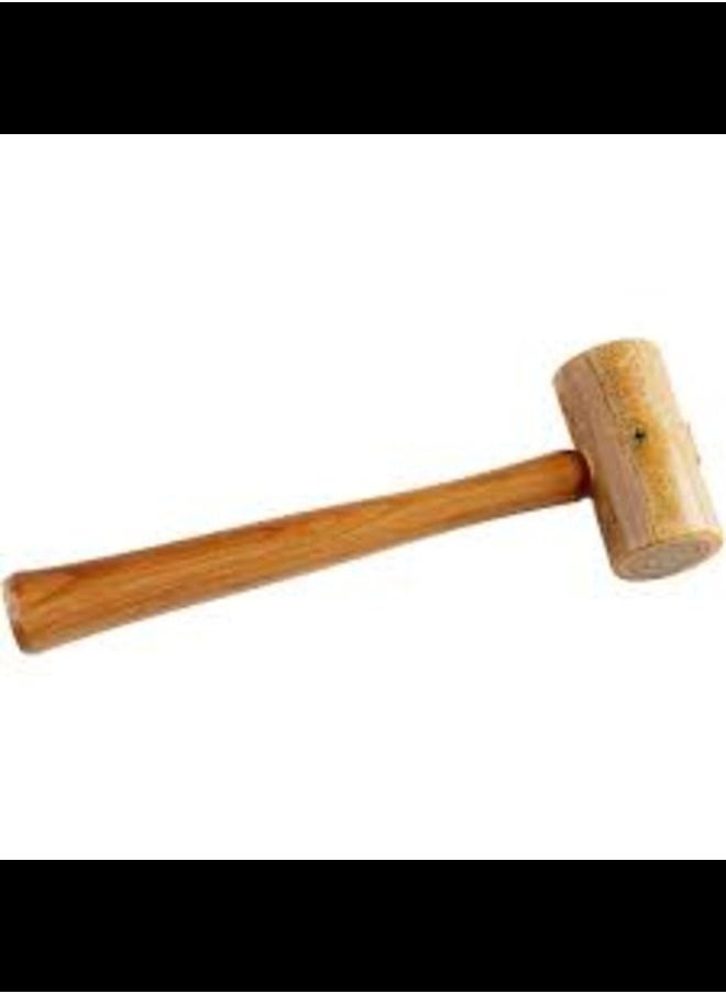 ABBASALI Wooden hammer with round head, 70mm  - Image 2