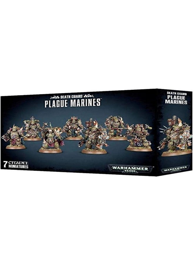Games Workshop 99120102078" Death Guard Plague Marines Miniature, Black, 12 years to 99 years