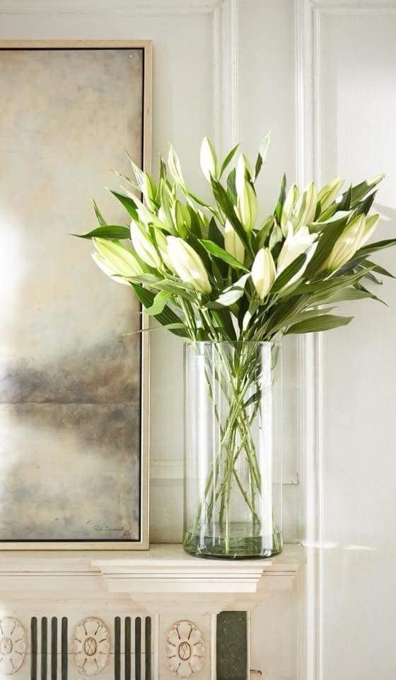 Incrizma Glass Cylinder Vases 20 cm Tall Clear Flower Vases for Centerpieces Wedding Decoration, Hurricane Floating Candle Holder for Party Table Home Decor(20 cm) - Image 1