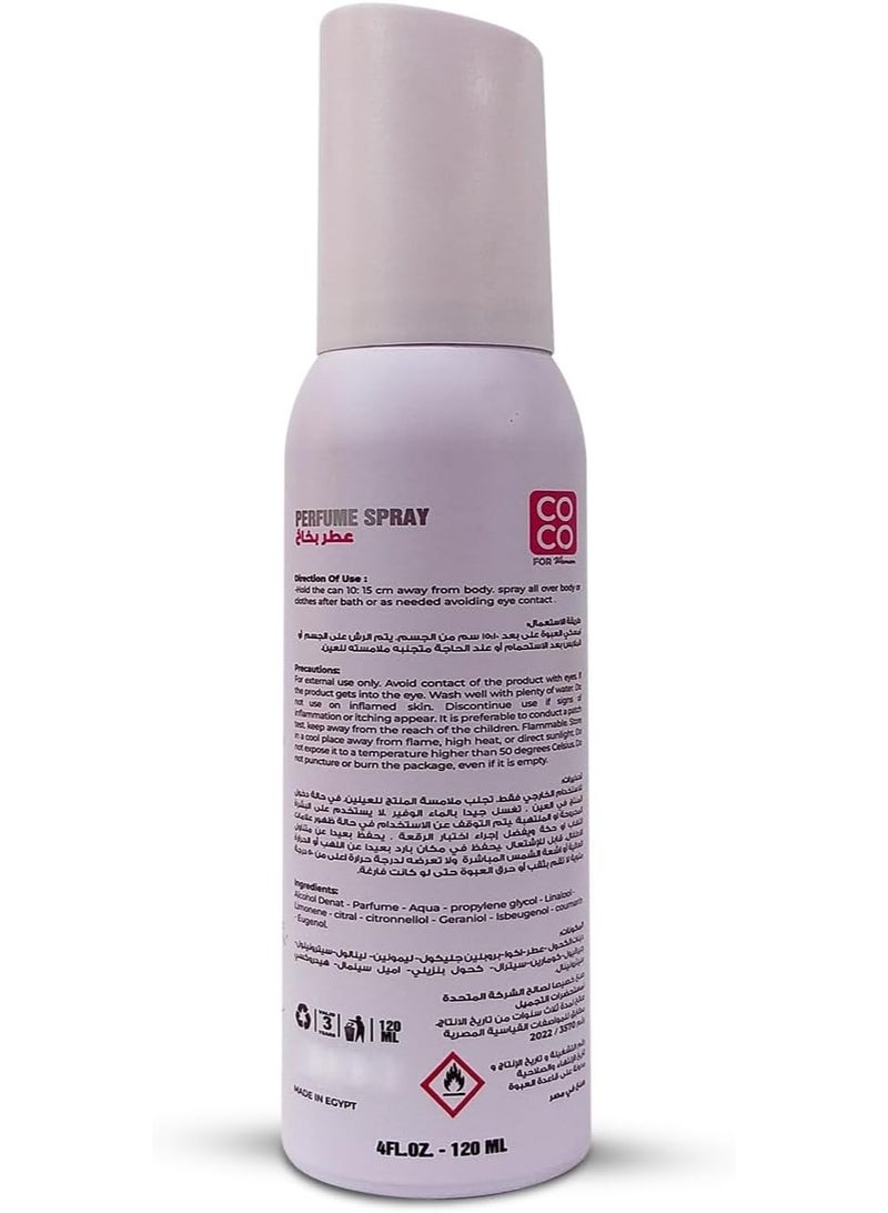 Coco BLONDE For Women Body Spray 120ml - Image 2