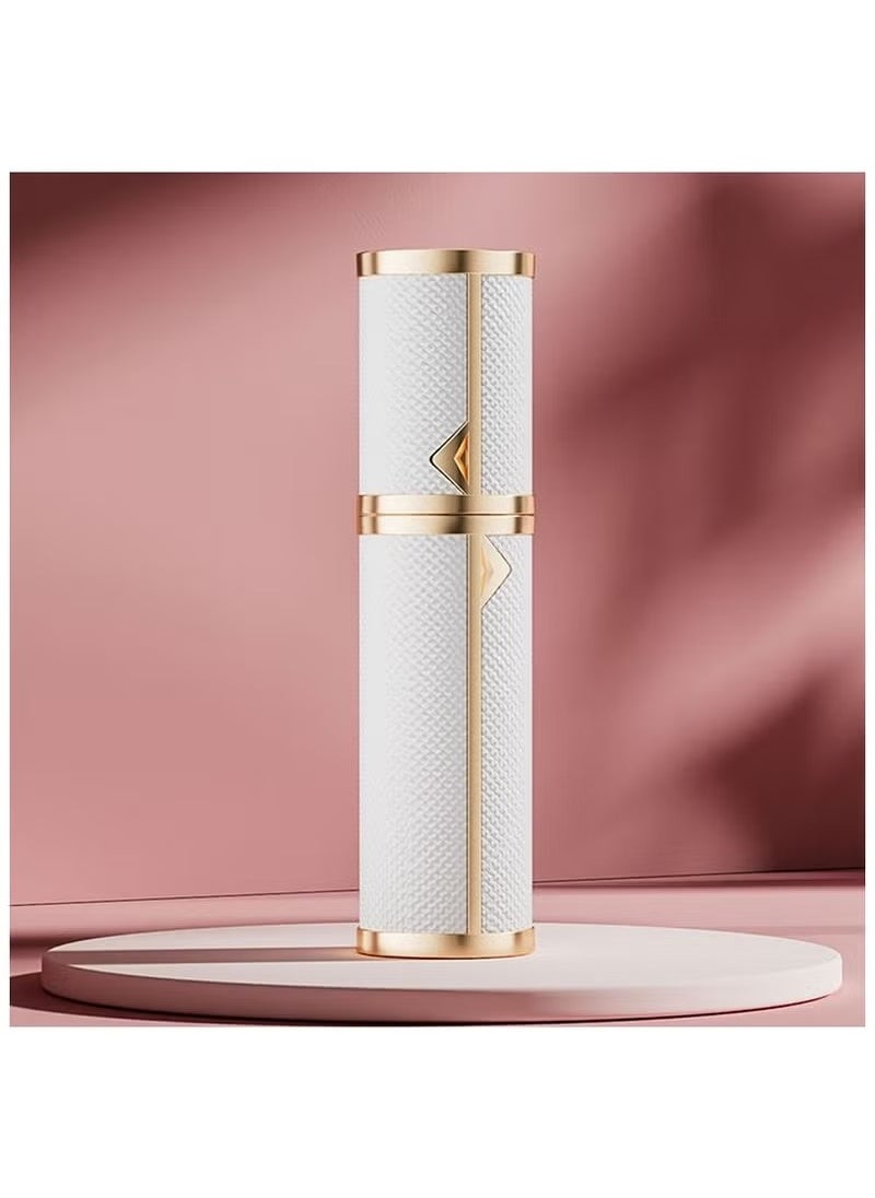 Arabest - Perfume Bottles Empty Refill, Perfume Atomizer, Refillable Portable Mini Perfume Atomizer, Perfume Spray bottle Atomizer for Travel, Leaking Proof, Luxury Leather, 5ml (White) - Image 1