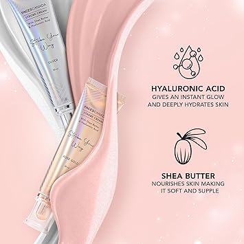 FACES CANADA Strobe Cream Rose Gold 30ml Primer Highlighter Moisturizer Shea Butter Hyaluronic Acid Intense Hydration Flawless Radiant Dewy Skin Illuminating Glowing Makeup Base - Image 5