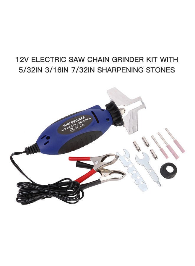 نيبمينينت طقم أداة شحذ ومبراة للمنشار أسود/أزرق 21x6.50x7سم - Image 4