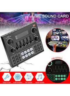 NIBEMINENT V9SJ Live Sound Card Audio Mixer，Live Streaming Voice Changer Card With Multiple Effects Audio，for PS4/Phone/iPad/Computer,Live broadcast  - Image 2