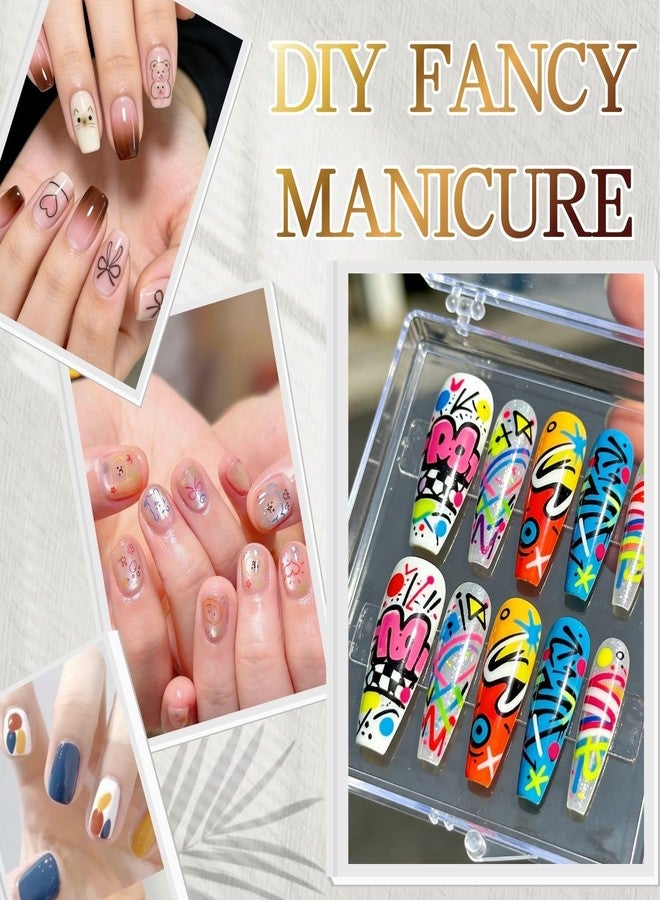 AGUPPO 12 Colors Nail Art Pens Set, 2026 New Nail Marker,Drawing Painting Pen For Nail Art, Suitable For Nail Art, Nail Painting, And Artistic Decorations Suitable For Everyone - Image 5