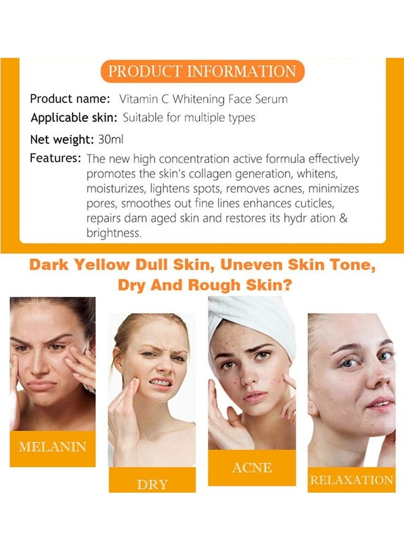 Vitamin C Hyaluronic Acid Whitening Face Serum 30ml