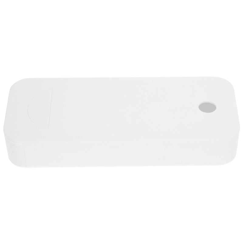 White Hidden Desk Storage Box with Multi Function Stationery Holder Organizer - Image 2