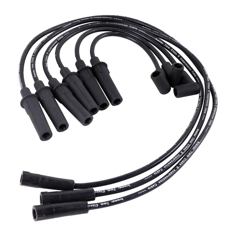 AutoPart T ST6262 Ignition Wire Set 7mm 6 Pcs for 20072011 Jeep Wrangler V6 38L Engines