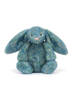 Jellycat Bashful Azure Luxe Bunny Stuffed Animal, Medium 12 Inches | Rabbit & Bunny Plush Toy | Classic Children'S Gift  - Image 5