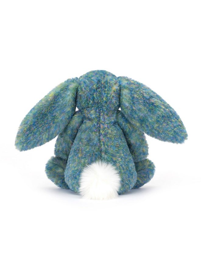 Jellycat Bashful Azure Luxe Bunny Stuffed Animal, Medium 12 Inches | Rabbit & Bunny Plush Toy | Classic Children'S Gift  - Image 3