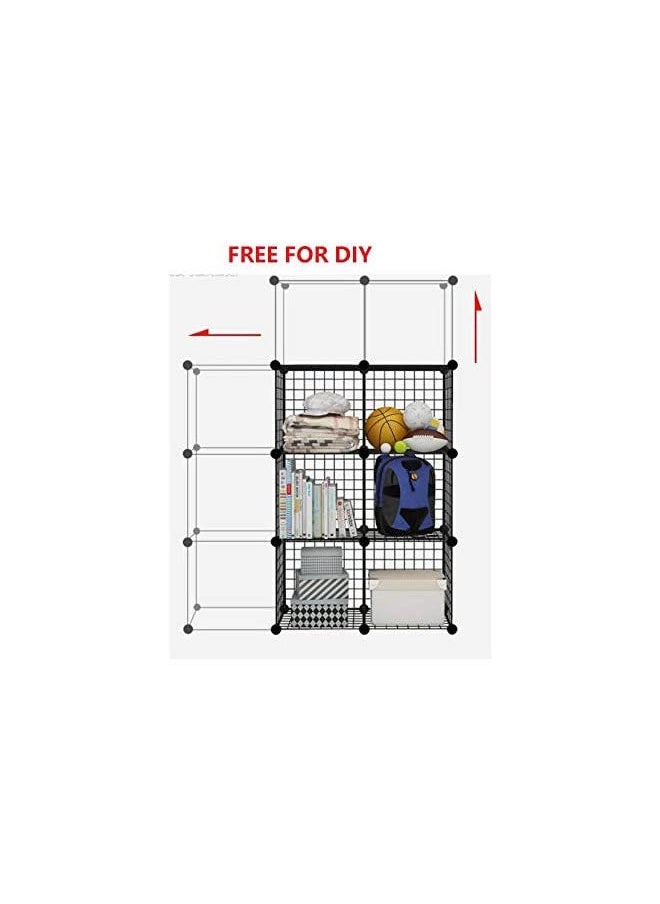 Generic - Corner Self Book Shelf Bookcase Metal Structure Easy Carry Easy Install (Black) - Image 1