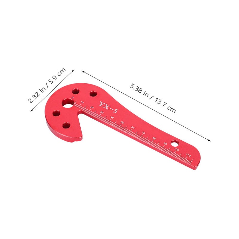 Aluminum Alloy Center Scriber Woodworking Tool For Precise Marking And Measuring Gauge - Image 3