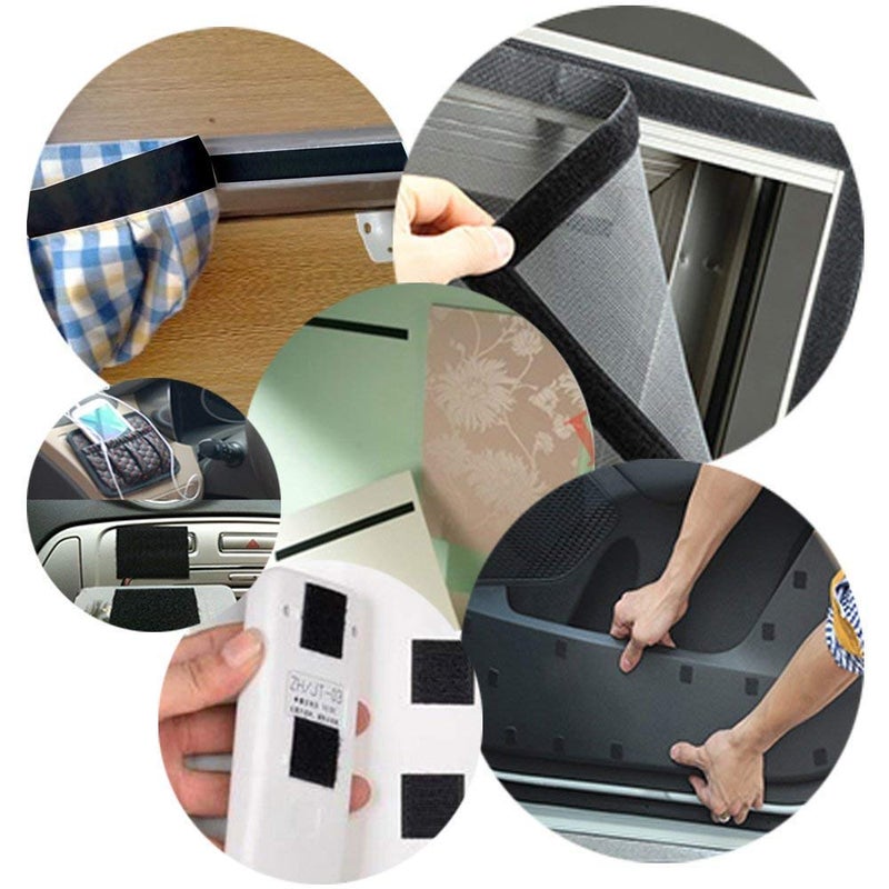 DIY Crafts Design No # 2, 1.5 inch 25 Feet, 1.5 inch Wide 25 Feet Sew On Hook Loop Tape Roll Closeout Nylon Strips Fabric Water Tear Resistant for Windo(Design No # 2, 1.5 inch 25 Feet) - Image 3