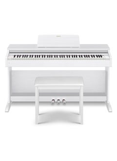 CASIO Celviano AP-270WE Digital Piano - White - 88 Keys - AiR Sound Source - 22 Tones - 8W＋8W - Polyphony 192 with Piano Bench  - Image 1