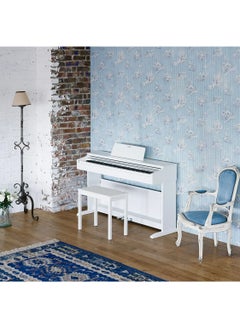 CASIO Celviano AP-270WE Digital Piano - White - 88 Keys - AiR Sound Source - 22 Tones - 8W＋8W - Polyphony 192 with Piano Bench  - Image 3