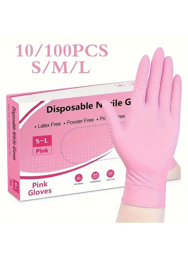Large Disposable Nitrile Gloves Durable Household Cleaning For Kitchen Dishwashing Pet Bathing - Image 2