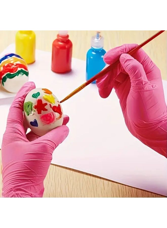 Large Disposable Nitrile Gloves Durable Household Cleaning For Kitchen Dishwashing Pet Bathing - Image 3