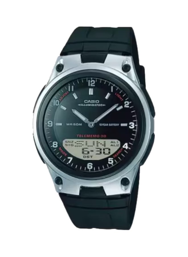 CASIO Men's Synthetic Analog Watch AW-80-1AVDF - 46.8 mm - Image 1
