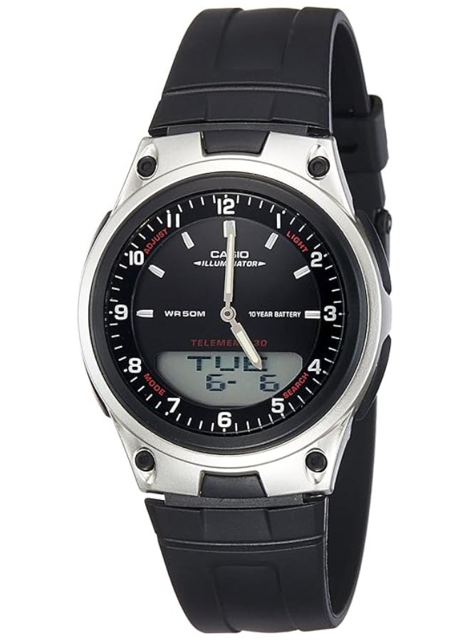 CASIO Men's Synthetic Analog Watch AW-80-1AVDF - 46.8 mm - Image 2