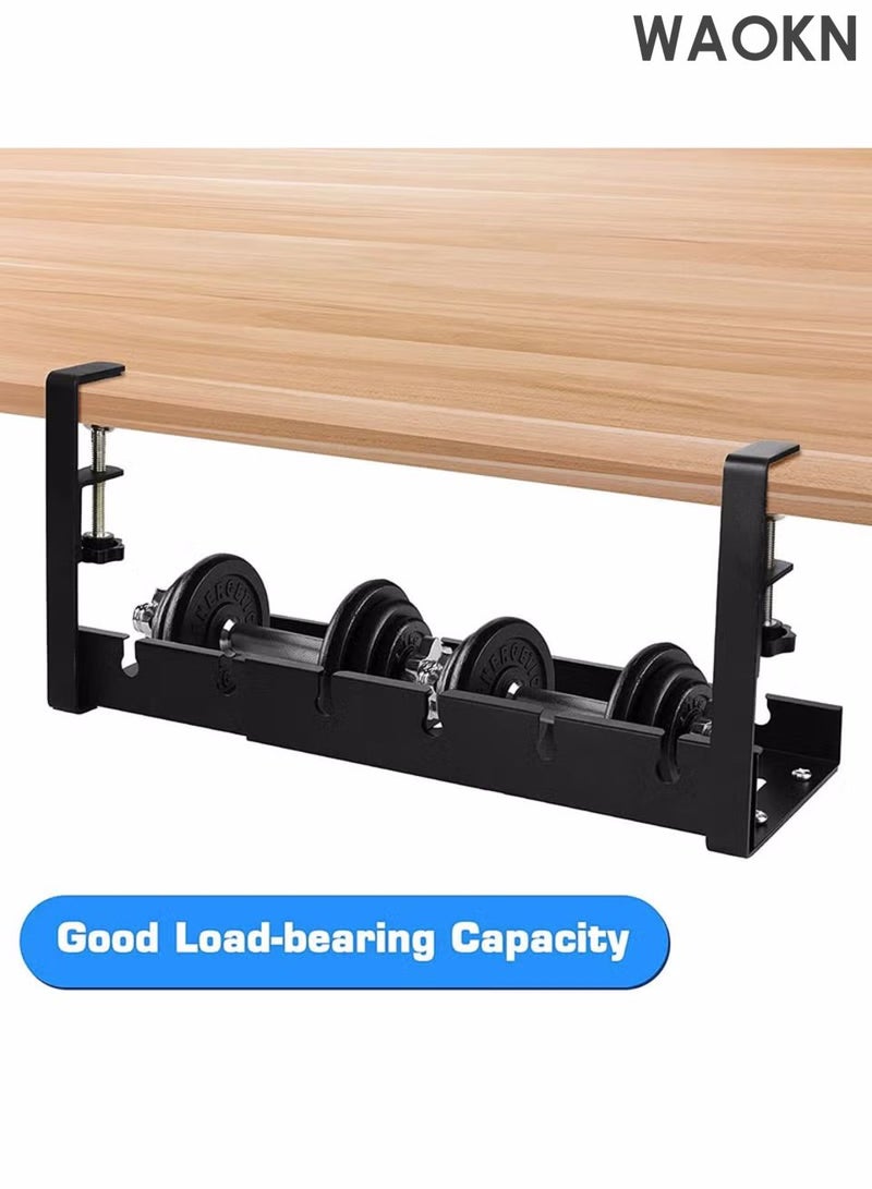 WAOKN Cable Management Tray Under Desk, 43-74cm Retractable Cable Manager, Tangle-Free Cable Organizer, No Drilling Required, Sturdy Metal Cable Tray Basket, Suitable for Home, Office, Kitchen and Other Places. Gray - Image 5