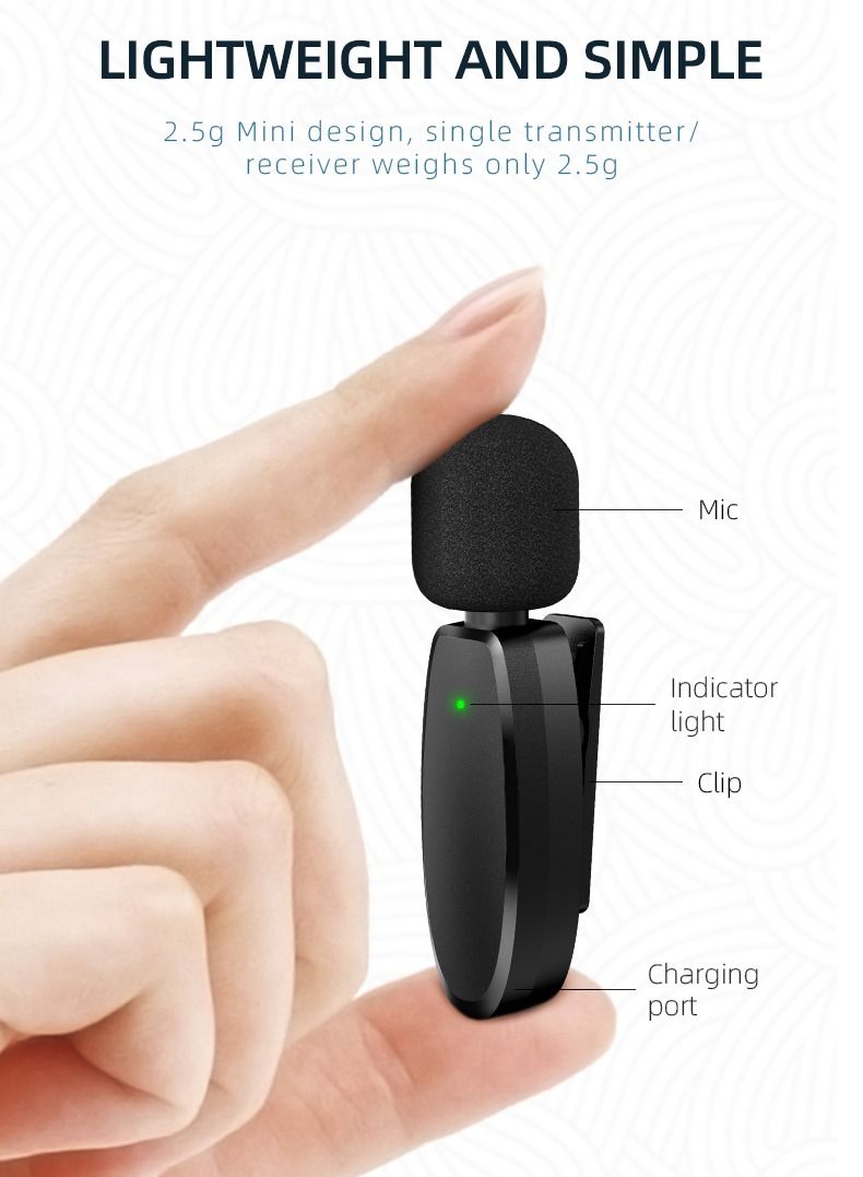 GULFLINK GULFLINK Mini Smart Wireless Lavalier Microphone typec - Image 4