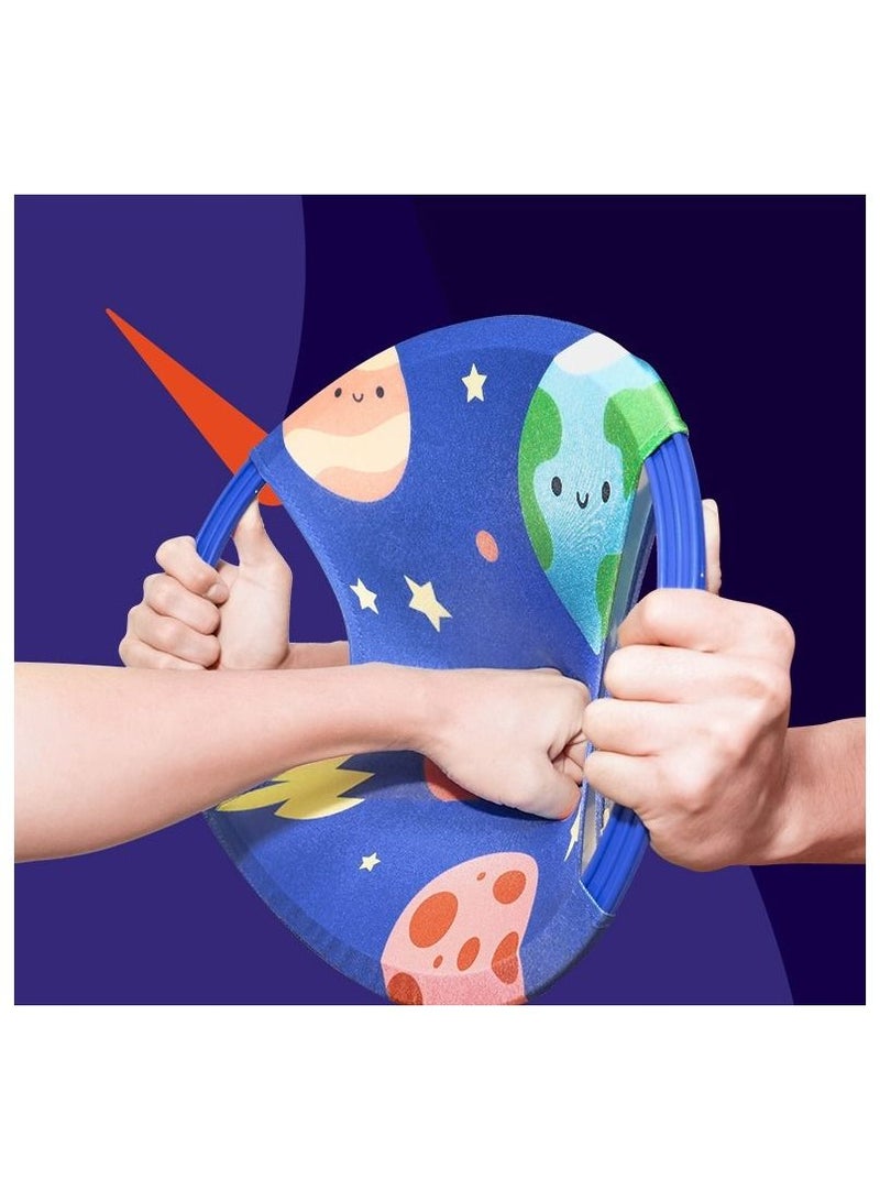 DUNISO Toss and Catch Balls Game Activities Toys Bouncy Paddle Playset with String Balls Also Works as Flying Disc Funny Outdoor and Indoor Game for Kids - Image 5