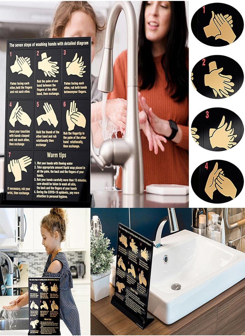 GGOOT - Silicone Resin Tray Mold | Resin Silicone Mold Set - Silicone Tray Mold with Extra Large Silicone Sheet for inform People To Use Proper Handwashing Methods - Image 1