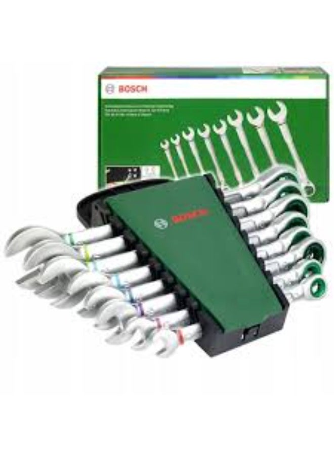 BOSCH Ratchet Combination Wrench Set 8-piece  - Image 3